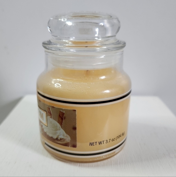Yankee Irish Cream Candle Rare Vintage Black Band Small Jar Lid 3.7 Oz 138216 - Picture 5 of 11
